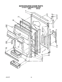 06 - Refrigerator Door parts for Whirlpool Refrigerator ET18DKXWN01 / from AppliancePartsPros.com