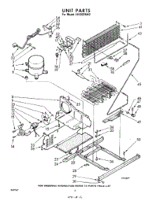 06 - Unit parts for Whirlpool Freezer EEV202NW2 / from AppliancePartsPros.com