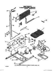 06 - Unit parts for Whirlpool Refrigerator ET18DKXXG00 / from AppliancePartsPros.com