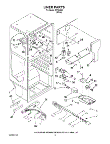 03 - Liner Parts parts for Whirlpool Refrigerator IRT184302 / from AppliancePartsPros.com