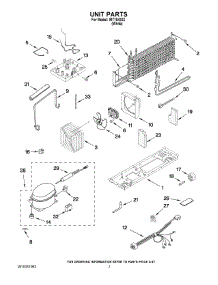 04 - Unit Parts parts for Whirlpool Refrigerator IRT184302 / from AppliancePartsPros.com