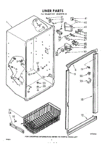 08 - Liner parts for Whirlpool Freezer EEV202XWR0 / from AppliancePartsPros.com
