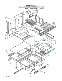04 - Shelf, Lit / Optional parts for Whirlpool Refrigerator ET18DKXZN00 / from AppliancePartsPros.com