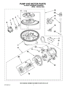 06 - Pump And Motor Parts parts for Whirlpool Dishwasher IUD8000WS3 / from AppliancePartsPros.com