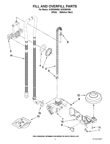 04 - Fill And Overfill Parts parts for Whirlpool Dishwasher IUD8000WS4 / from AppliancePartsPros.com