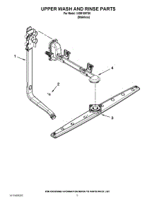 07 - Upper Wash And Rinse Parts parts for Whirlpool Dishwasher IUD8100YS0 / from AppliancePartsPros.com