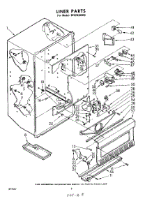 08 - Liner parts for Whirlpool Freezer EEV203NW0 / from AppliancePartsPros.com