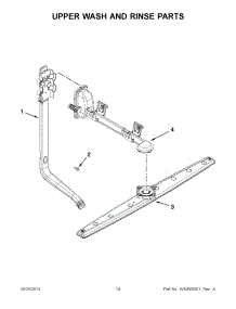 07 - Upper Wash And Rinse Parts parts for Whirlpool Dishwasher IUD8100YS2 / from AppliancePartsPros.com