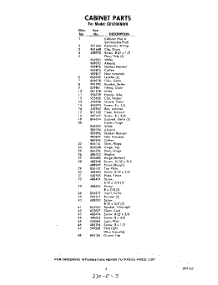 03 - Section parts for Whirlpool Freezer EEV204NW0 / from AppliancePartsPros.com