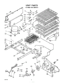 06 - Unit parts for Whirlpool Freezer EEV205FW0 / from AppliancePartsPros.com