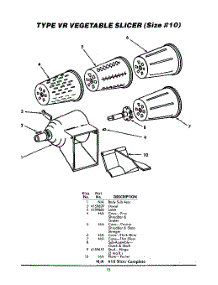 17 - Grain Mill Burr Case parts for Whirlpool Mixer K5CR / from AppliancePartsPros.com