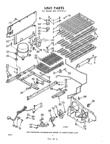 06 - Unit parts for Whirlpool Freezer EEV271FW0 / from AppliancePartsPros.com