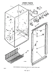 08 - Liner parts for Whirlpool Freezer EEV271FW0 / from AppliancePartsPros.com