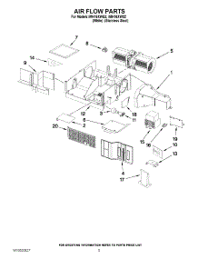 04 - Air Flow Parts parts for Whirlpool Microwave IMH16XWS2 / from AppliancePartsPros.com