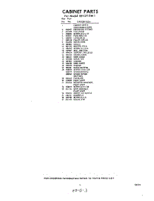 03 - Section parts for Whirlpool Freezer EEV271FW1 / from AppliancePartsPros.com