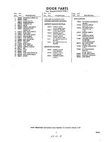 05 - Lit / Optional parts for Whirlpool Freezer EEV271FW1 / from AppliancePartsPros.com