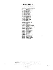 09 - Section parts for Whirlpool Freezer EEV271FW1 / from AppliancePartsPros.com