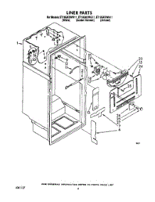 03 - Liner parts for Whirlpool Refrigerator ET18GKXWN11 / from AppliancePartsPros.com