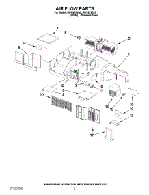 04 - Air Flow Parts parts for Whirlpool Microwave IMH16XWS3 / from AppliancePartsPros.com