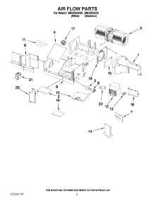 04 - Air Flow Parts parts for Whirlpool Microwave IMH2205AS0 / from AppliancePartsPros.com