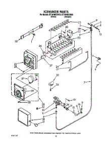09 - Icemaker, Lit / Optional parts for Whirlpool Refrigerator ET18HMXXN00 / from AppliancePartsPros.com