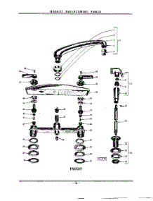 18 - Faucet parts for Kitchenaid Dishwasher KD11 / from AppliancePartsPros.com