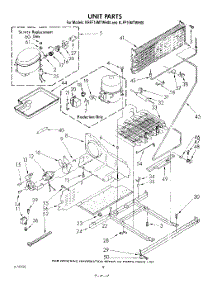 05 - Unit parts for Kitchenaid Freezer KLFF15MTAL00 / from AppliancePartsPros.com