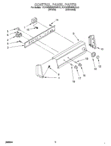03 - Control Panel parts for Kitchenaid Washer KAWE565BAL0 / from AppliancePartsPros.com