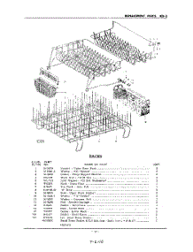 19 - Racks parts for Kitchenaid Dishwasher KDA5 / from AppliancePartsPros.com