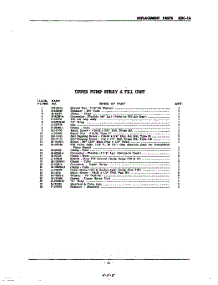 10 - Section parts for Kitchenaid Dishwasher KDC16 / from AppliancePartsPros.com