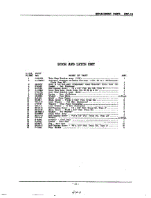 12 - Section parts for Kitchenaid Dishwasher KDC16 / from AppliancePartsPros.com