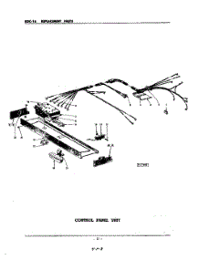 13 - Control Panel parts for Kitchenaid Dishwasher KDC16 / from AppliancePartsPros.com