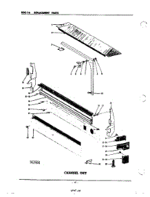 15 - Channel parts for Kitchenaid Dishwasher KDC16 / from AppliancePartsPros.com