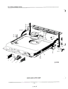 19 - Door And Latch parts for Kitchenaid Dishwasher KDC19 / from AppliancePartsPros.com