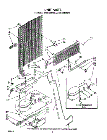 07 - Unit parts for Whirlpool Refrigerator ET18JMYSF00 / from AppliancePartsPros.com