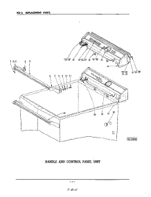 04 - Handle And Controls parts for Kitchenaid Dishwasher KDC5 / from AppliancePartsPros.com