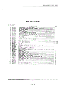 05 - Section parts for Kitchenaid Dishwasher KDC57 / from AppliancePartsPros.com