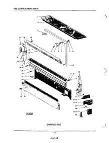12 - Channel parts for Kitchenaid Dishwasher KDC57 / from AppliancePartsPros.com