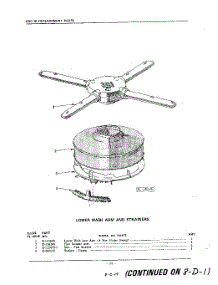 14 - Lower Wash Arm And Strainers parts for Kitchenaid Dishwasher KDC58 / from AppliancePartsPros.com