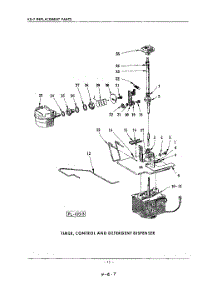 12 - Timer, Control, And Detergent Dispensor parts for Kitchenaid Dishwasher KDC7 / from AppliancePartsPros.com