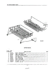 14 - Upper Rack parts for Kitchenaid Dishwasher KDC7 / from AppliancePartsPros.com