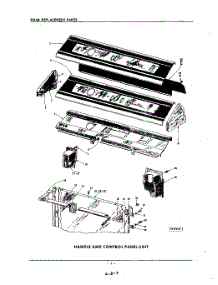 07 - Handle And Control parts for Kitchenaid Dishwasher KDD66 / from AppliancePartsPros.com