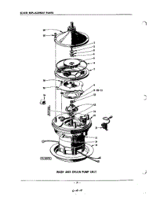 10 - Wash And Drain Pump parts for Kitchenaid Dishwasher KDD67B / from AppliancePartsPros.com