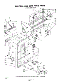 04 - Control And Rear Panel parts for Whirlpool Washer LB5510XLN0 / from AppliancePartsPros.com