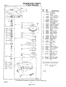 12 - Gearcase parts for Whirlpool Washer LB5510XLN0 / from AppliancePartsPros.com