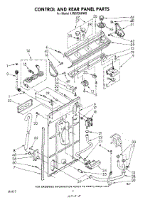 04 - Control And Rear Panel parts for Whirlpool Washer LB5520XKW0 / from AppliancePartsPros.com