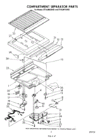 04 - Compartment Separator parts for Whirlpool Refrigerator ET18JMYSN02 / from AppliancePartsPros.com