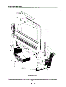 10 - Channel parts for Kitchenaid Dishwasher KDD68 / from AppliancePartsPros.com