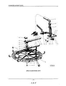 19 - Upper Wash And Rinse parts for Kitchenaid Dishwasher KDD68B / from AppliancePartsPros.com