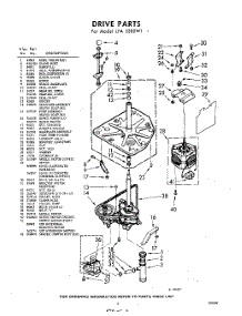 03 - Drive parts for Whirlpool Washer LFA5300W1 / from AppliancePartsPros.com
